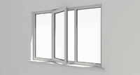 High quality wind sound proof sliding aluminum window profile
